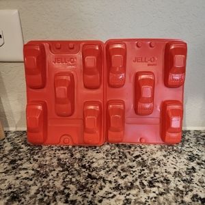 Jell-O cars red molds 2pk